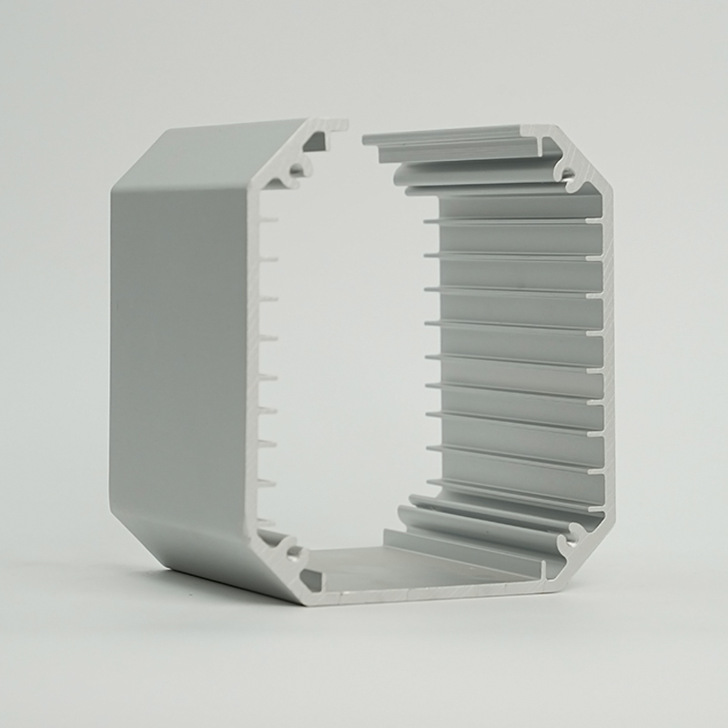 Aluminum Extrusion Dense Tooth Type Aluminum Alloy Radiator Housing